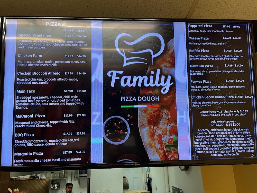 Family Pizza Dough Large Garden Salad